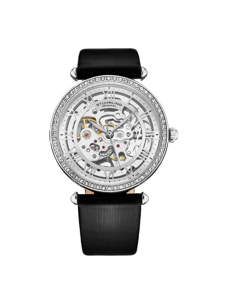 Nwt Stuhrling Original Legacy Automatic Silver Dial Ladies Watch